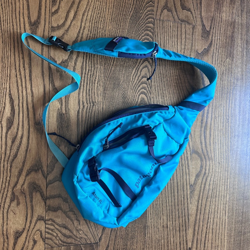 Patagonia Blue Sling Bag
